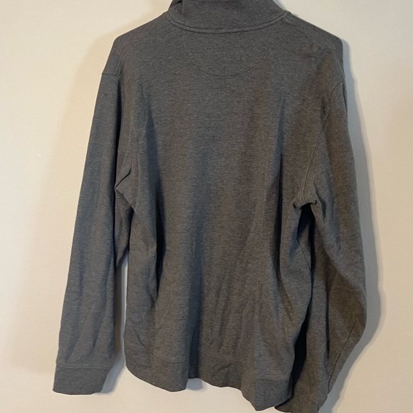 Vineyard Vines Grey Quarter Zip Pullover Size Medium - Picture 2 of 4